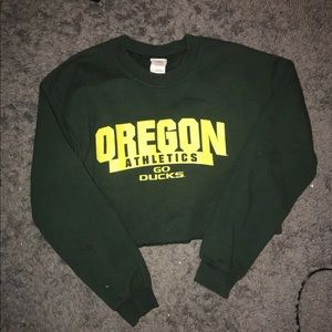 Oregon Ducks Cropped Sweatshirt